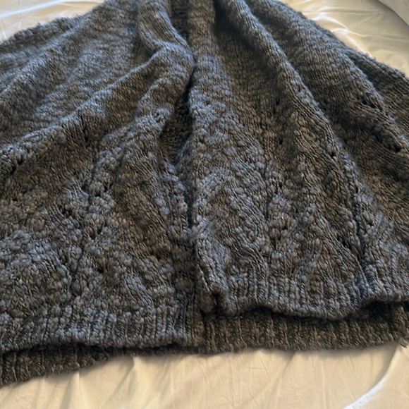 Calypso St Barth grey wool sweater cardigan open front Small - Picture 4 of 8